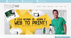Desktop Screenshot of print-one.com.br