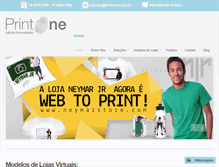 Tablet Screenshot of print-one.com.br
